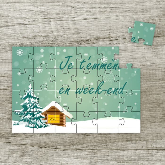 Puzzle personnalisable pour Noël