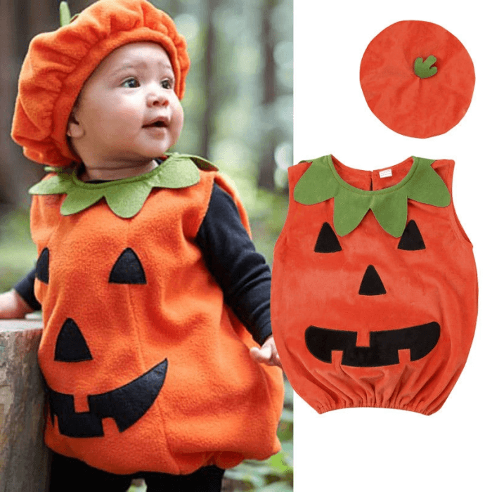 Déguisement bébé citrouille halloween