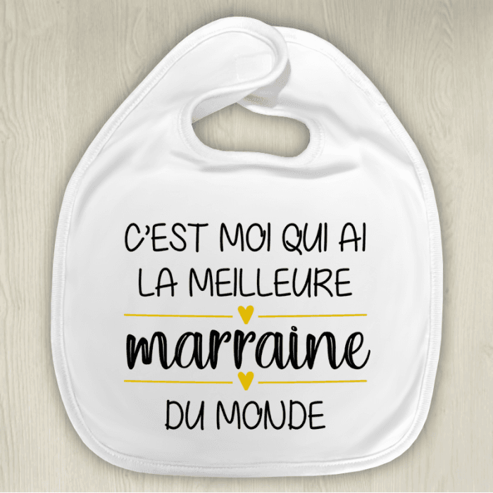 Bavoir bébé personnalisable c'est moi qui ai
