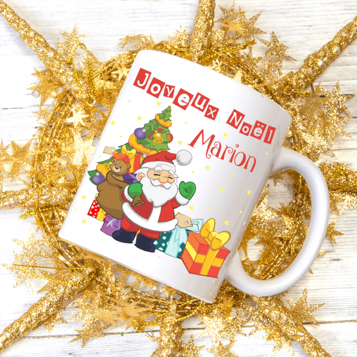 Mug Noël personnalisable avec prénom
