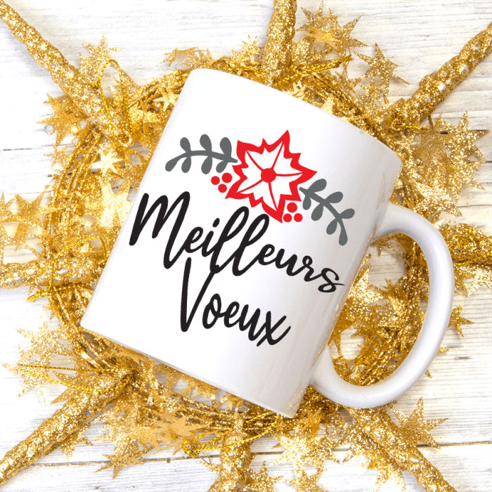 Mug fin d'année personnalisé