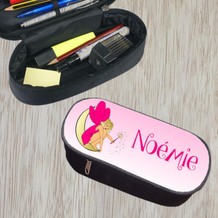 Trousse à crayons personnalisable modèle fée