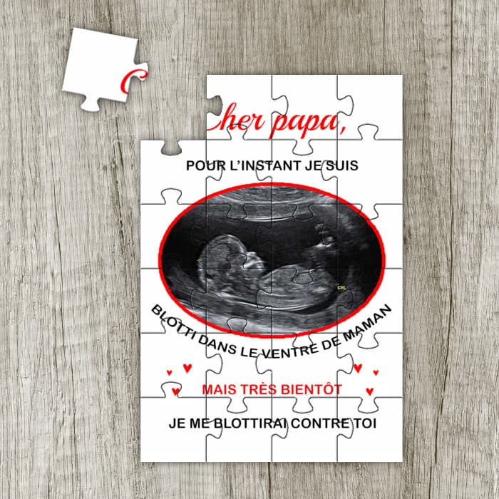 Puzzle personnalisable avec votre échographie