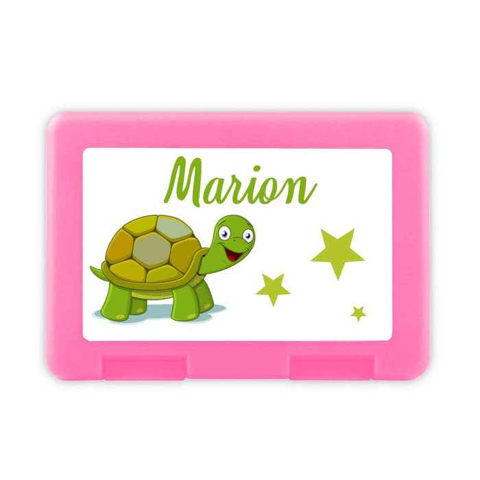 Boîte à goûter personnalisée tortue