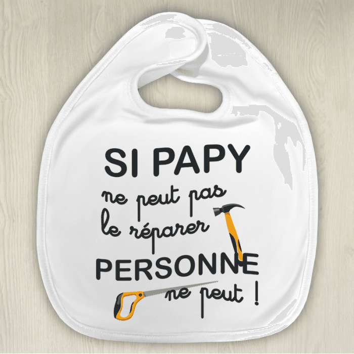 Bavoir bébé personnalisable bricolage