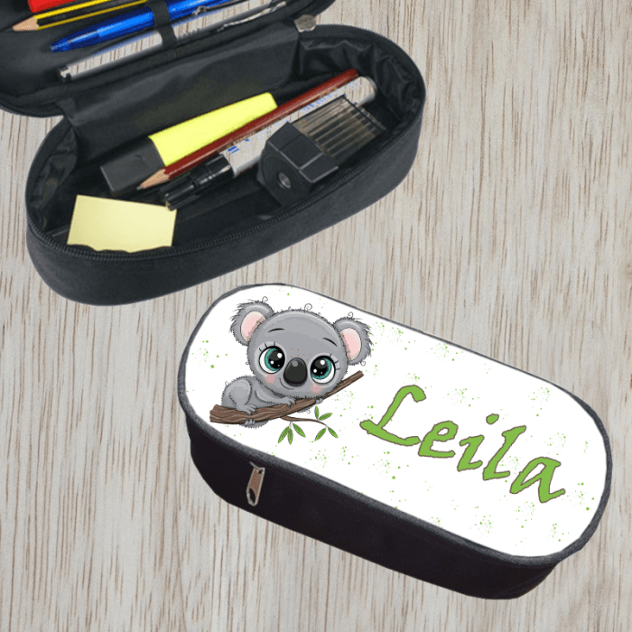 Trousse à crayons personnalisable modèle koala