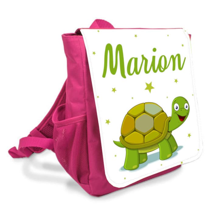 Sac à dos personnalisé enfant modèle tortue