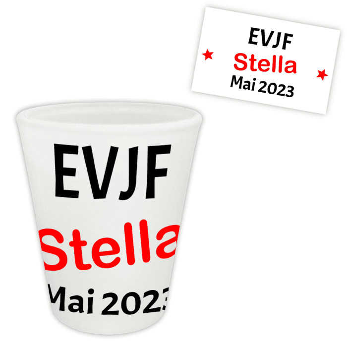 Shooter 45mL personnalisable EVJF EVG mariage