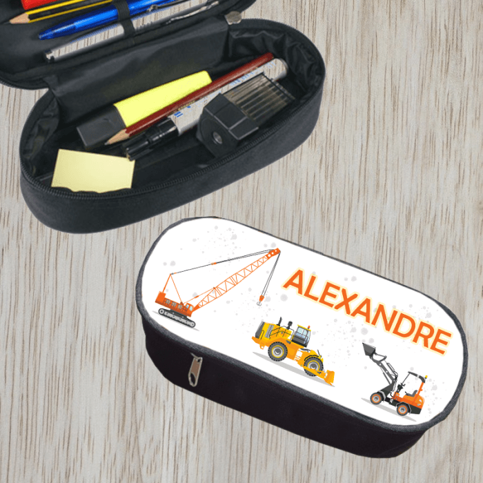Trousse à crayons personnalisable modèle grue