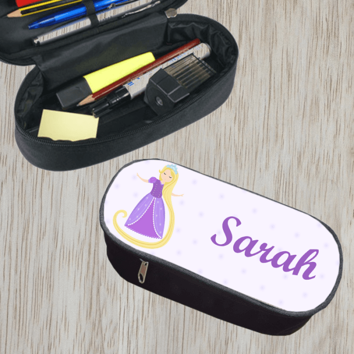 Trousse à crayons personnalisable modèle Raiponce