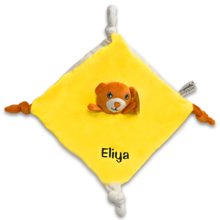 Doudou brodé avec prénom ours