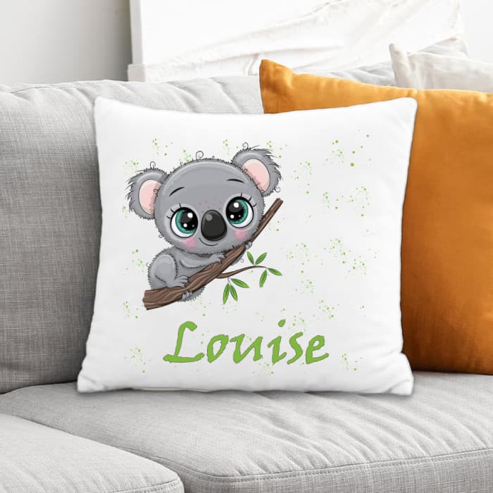 Coussin enfant personnalisé koala