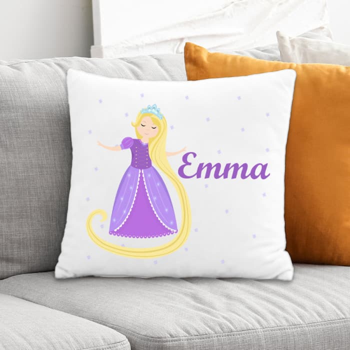 Coussin enfant personnalisé Raiponce