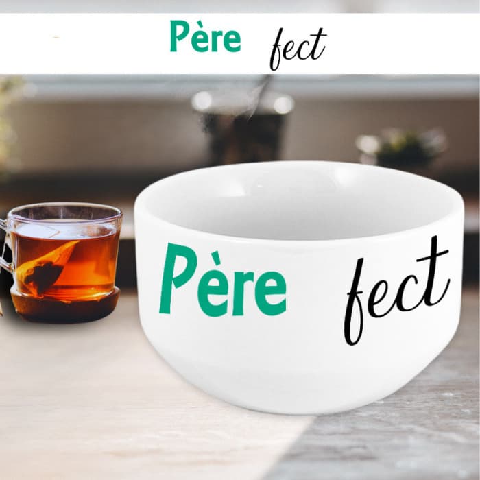 Bol personnalisé Père fect