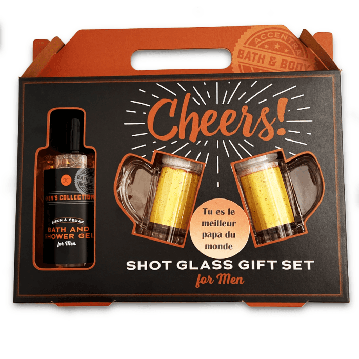 Coffret cadeau pour le bain bière personnalisable