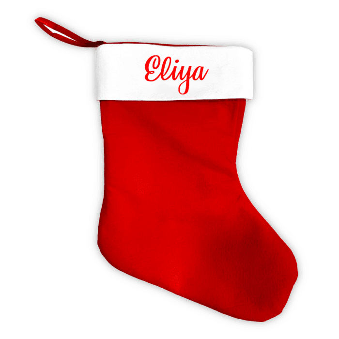 Chaussette/botte de Noël personnalisable
