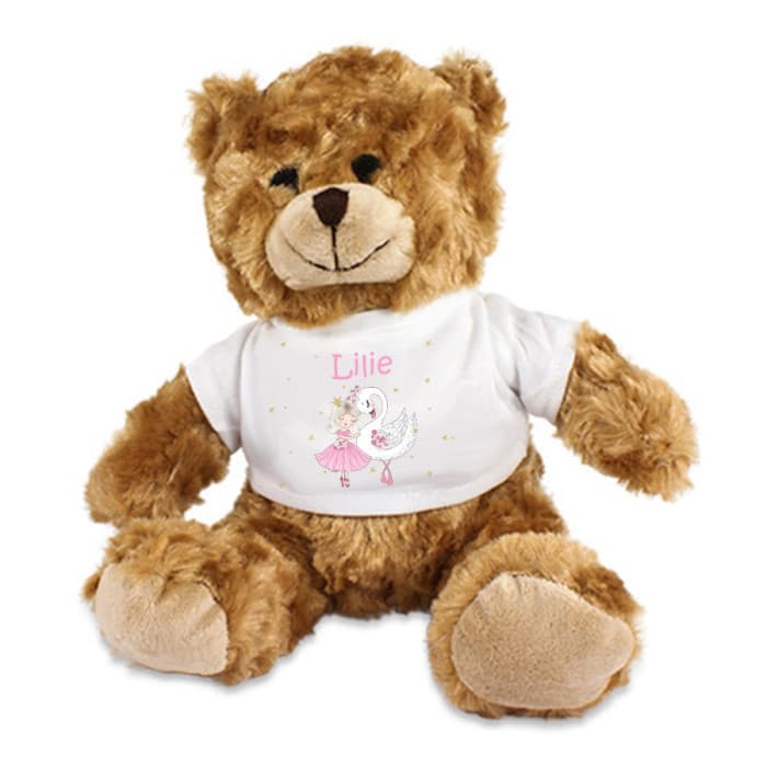 Ourson en peluche personnalisé - Danseuse & Prénom