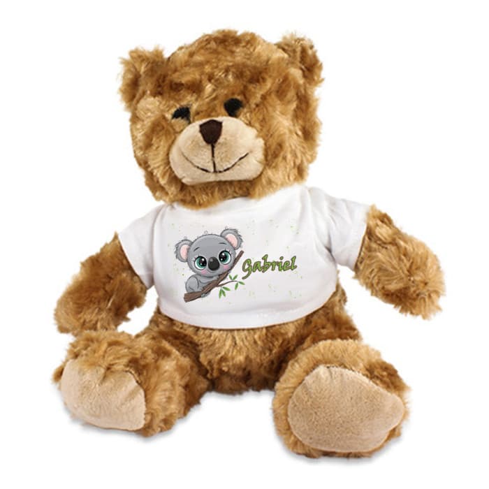 Ourson en peluche personnalisé - Koala & Prénom