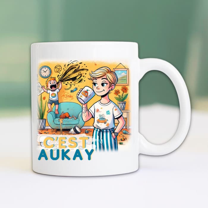Mug « C’est Aukay » – Humour et Parodie – Patosh la cloche