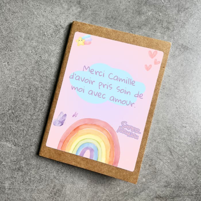 Carnet de Notes Personnalisable - Cadeau Super Nounou