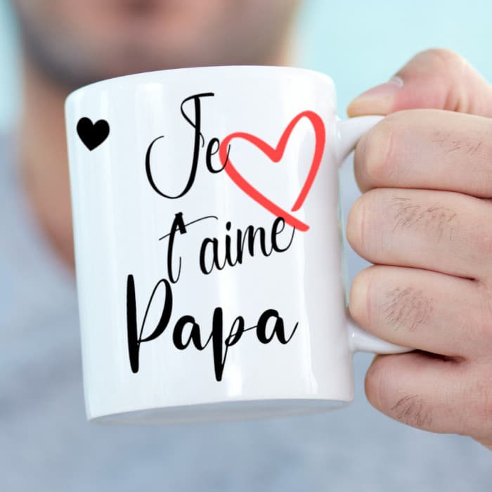 Mug personnalisé pour une déclaration d'amour originale à votre papa