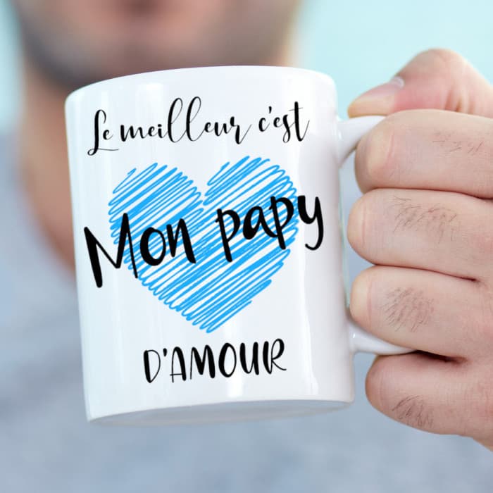 Mug personnalisé pour un cadeau original à votre papy