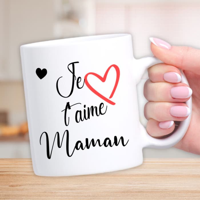 Mug personnalisé pour une déclaration d'amour originale à votre maman
