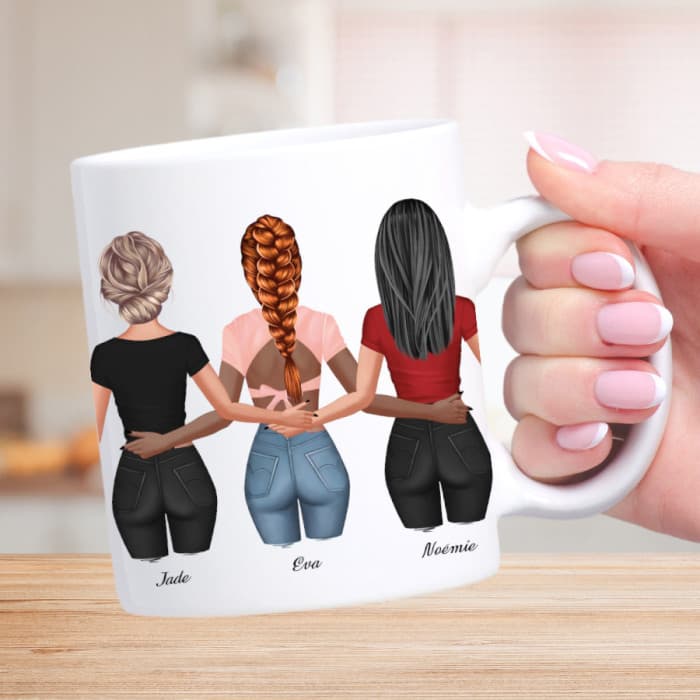 Mug personnalisable pour les amies ou les soeurs