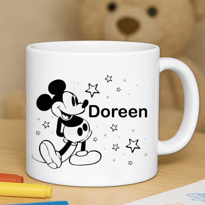 Tasse enfant résistante personnalisée Mickey