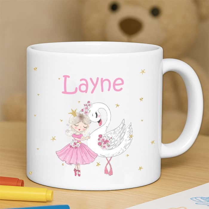 Tasse enfant résistante personnalisée danseuse