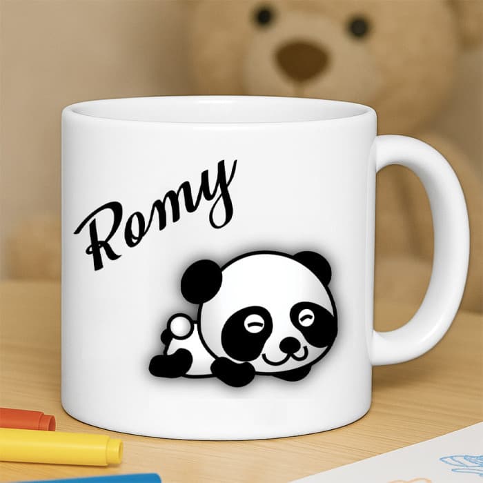 Tasse enfant résistante personnalisée panda