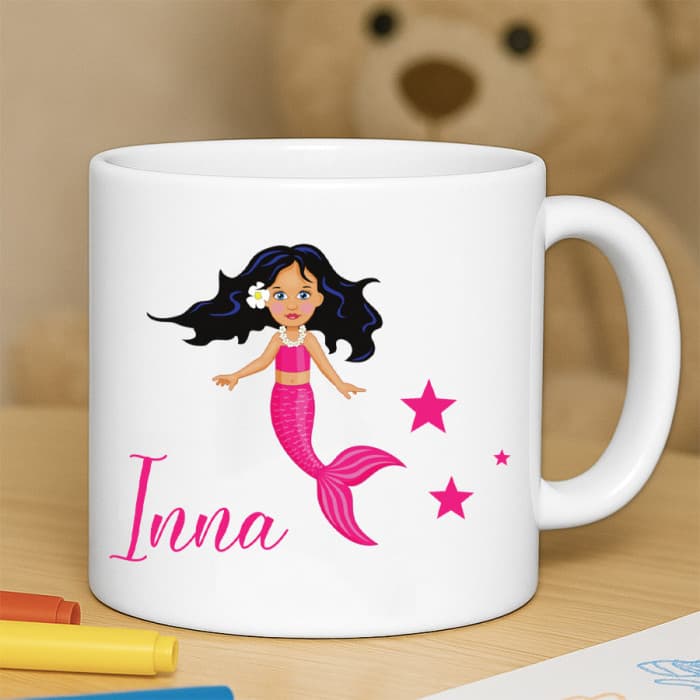 Tasse enfant résistante personnalisée sirène