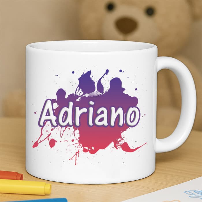 Tasse enfant résistante personnalisée splash