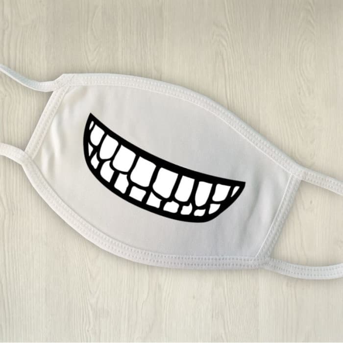 Masque de protection personnalisé sourire halloween