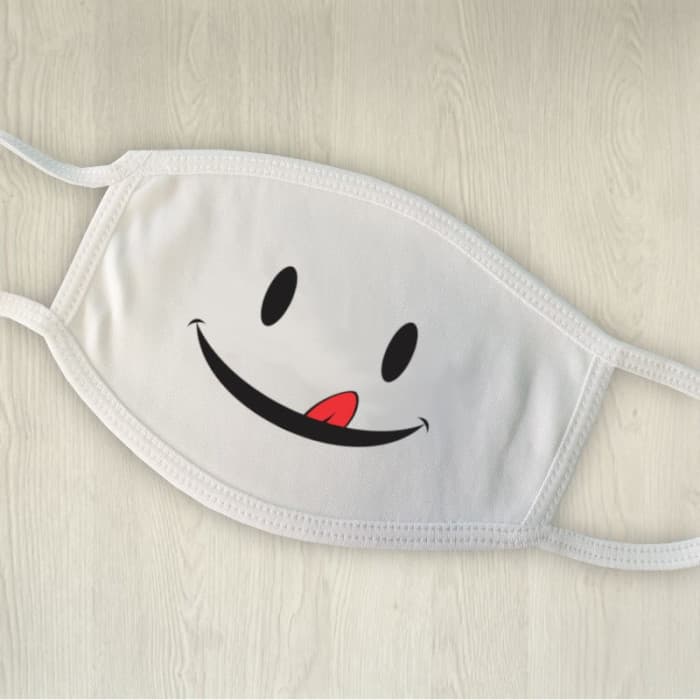 Masque de protection personnalisé sourire