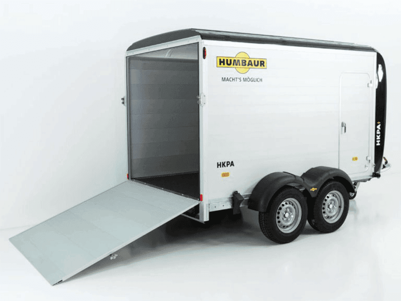 Humbaur Kofferanhänger HKPA H180 2,6t|Alu|Polybug|anthrazit-Neu
