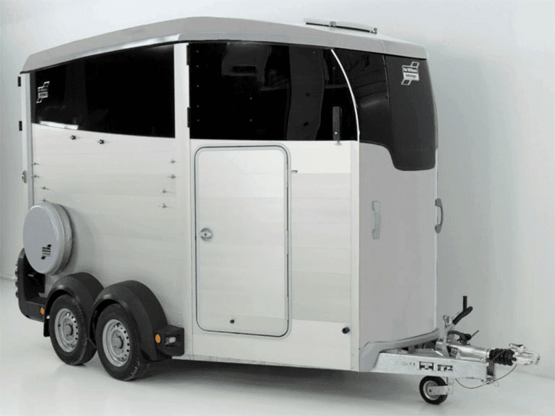 Ifor Williams Pferdeanhänger HBX 511|neues Modell|silber-Neu
