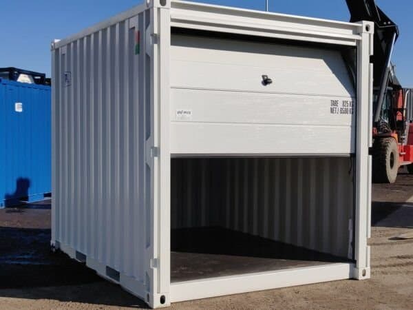 10-Fuß Lagercontainer – wahlweise in Blau oder Weiß - Weiß