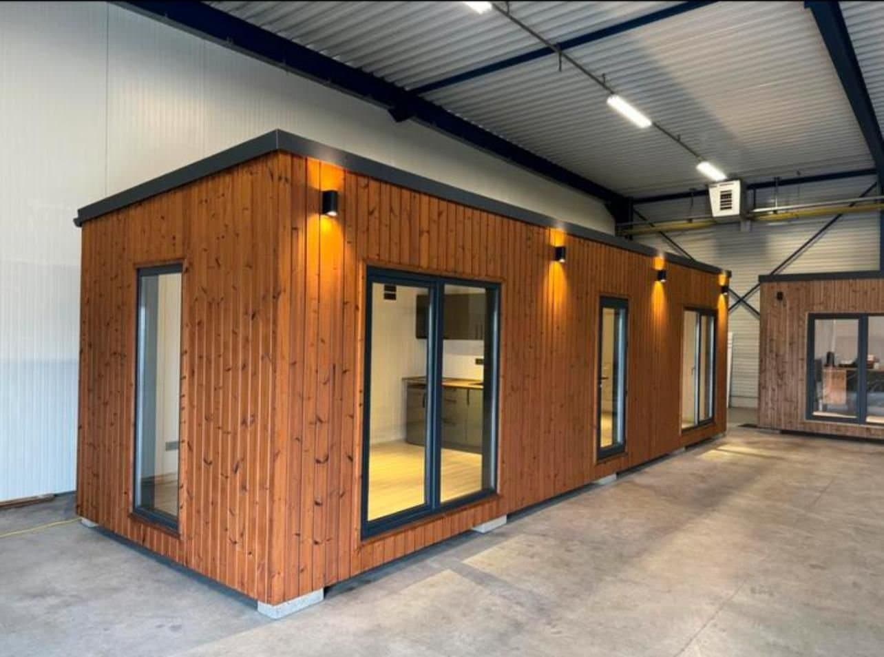 40-Fuß Containerhaus mit Holzausbau – 12 m