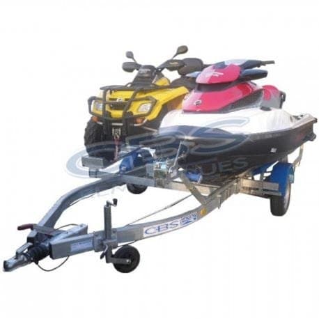 CBS Jet-Ski-Doppelanhänger Jet & Quad – freigebremst ZGG 1250 kg