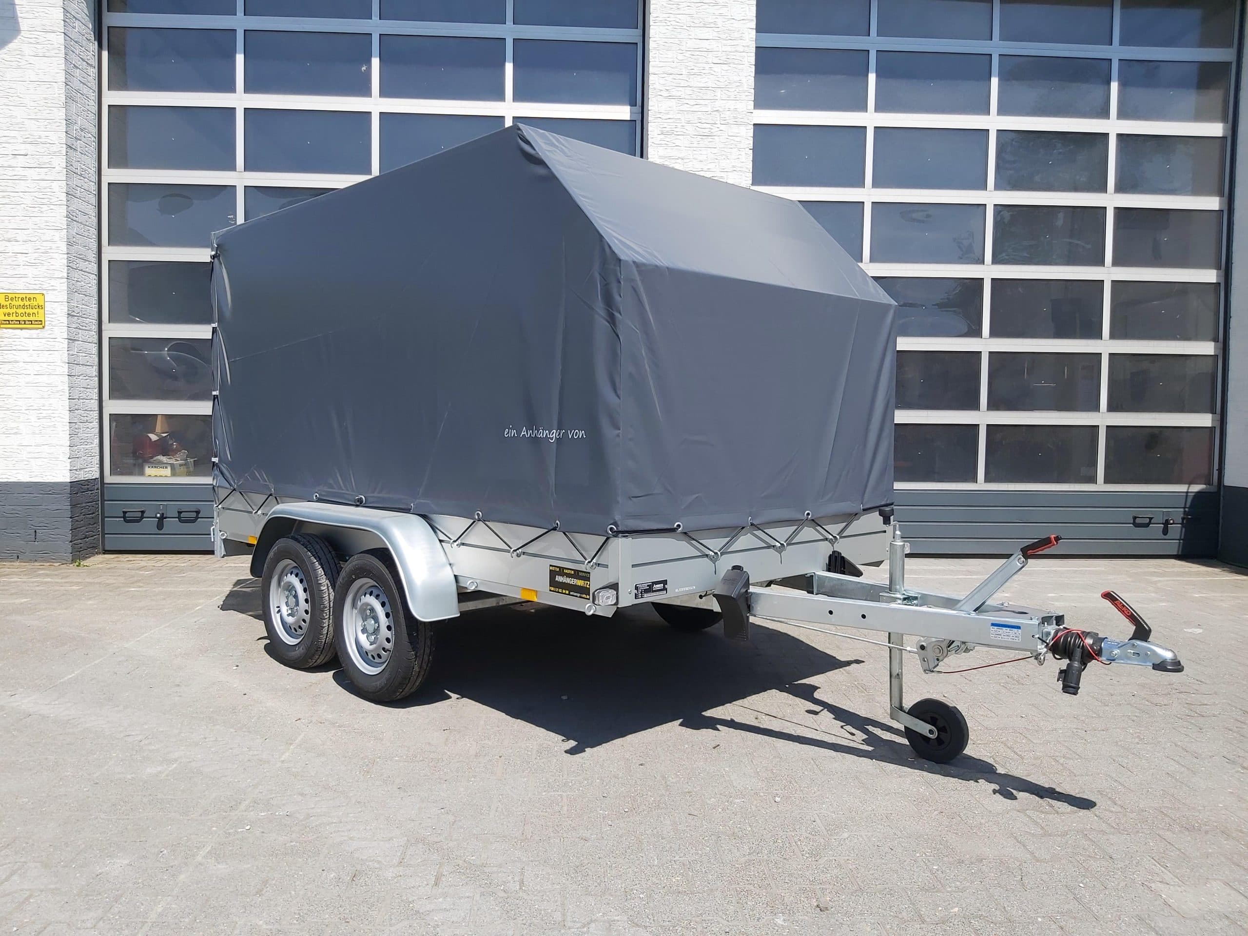 Anssems Aluliner GTT 2000 – remorque avec bâche aérodynamique 301 × 151 × 150 cm – PTAC 2 000 kg