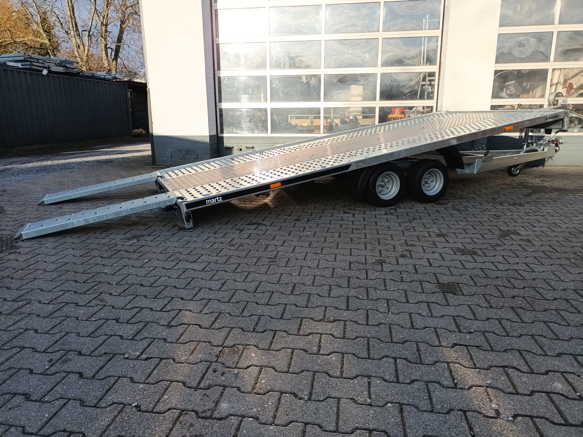 Martz GT Kipp 450/2 S – porte-voiture basculant 450 × 215 cm – PTAC 3 000 kg – treuil