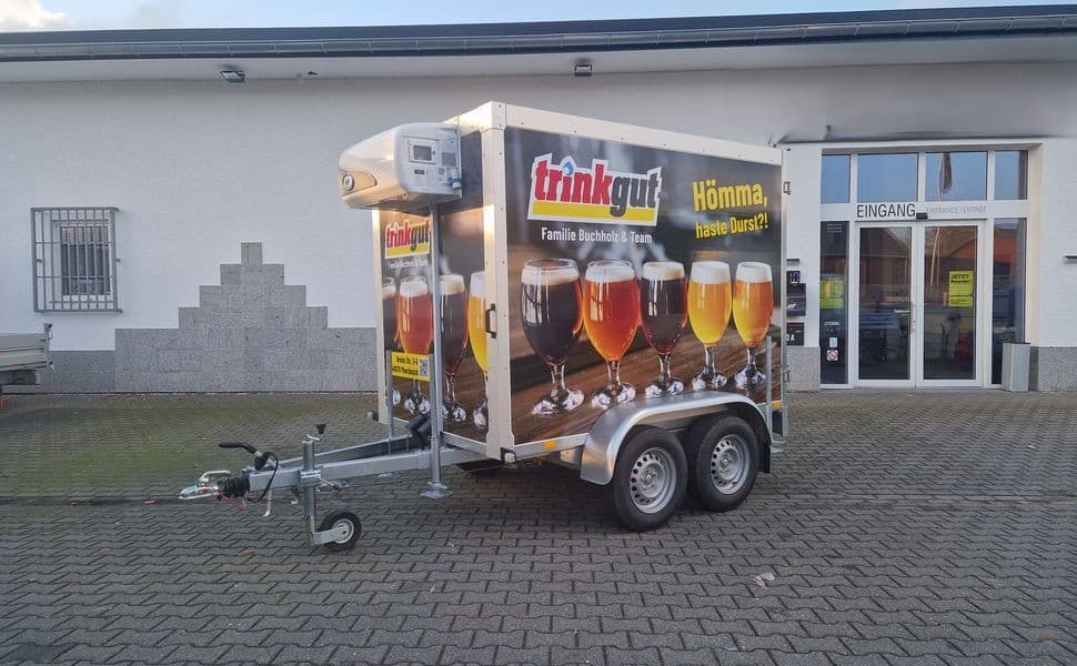 Frioliner AZKF 2025/145 – remorque frigorifique 243 × 144 × 180 cm – PTAC 2 000 kg – groupe GOVI K4