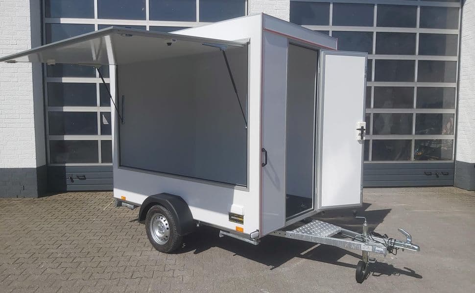 TFS Multi VK 250.01 – remorque magasin avec ouverture latérale 250 × 150 × 200 cm – PTAC 750 kg