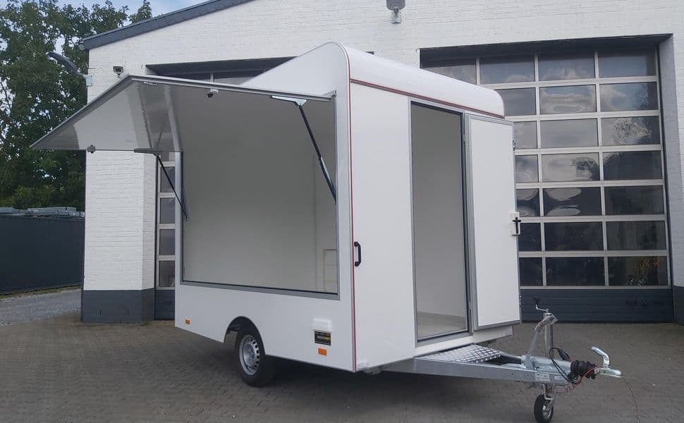 VK 300/200 Aero Retro – remorque magasin vide avec ouverture latérale 300 × 200 × 230 cm – PTAC 1 300 kg