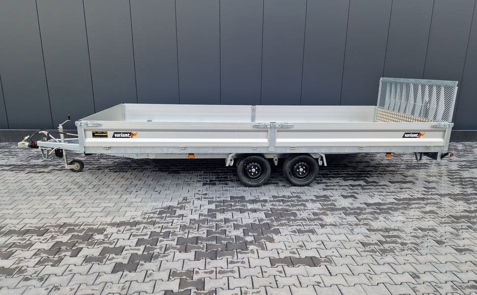 Variant 3552 UX Maxi Load – remorque porte-engins basculante tandem 520 × 210 × 30 cm – PTAC 3 500 kg