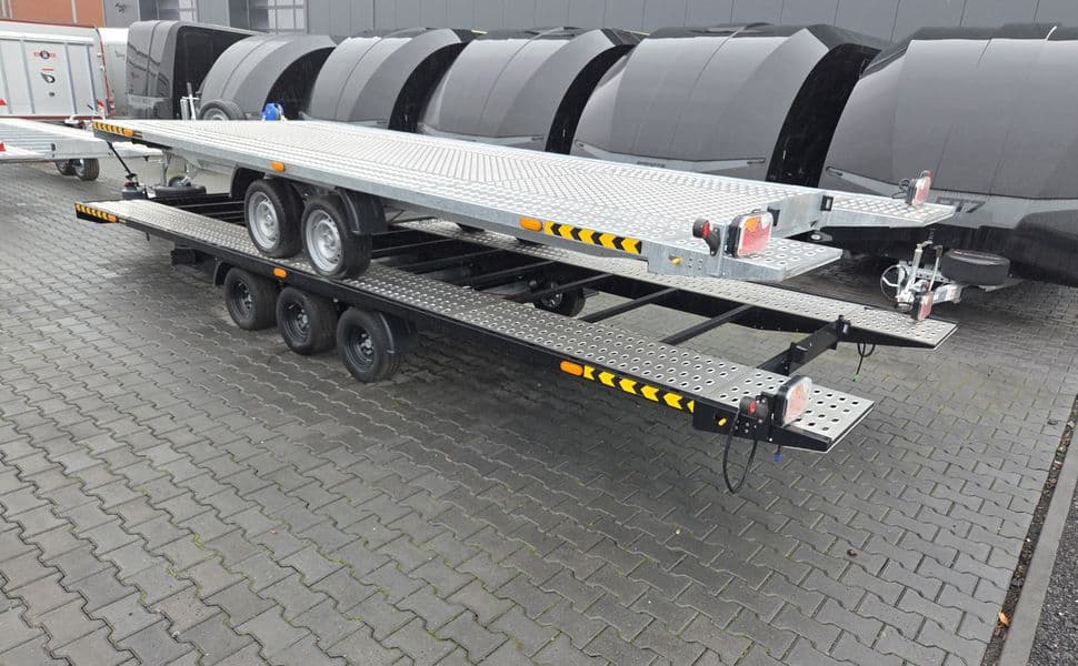 Cartrailer Expert 3560 Easyload Black – porte-voiture hydraulique tridem 600 × 216 cm – PTAC 3 500 kg