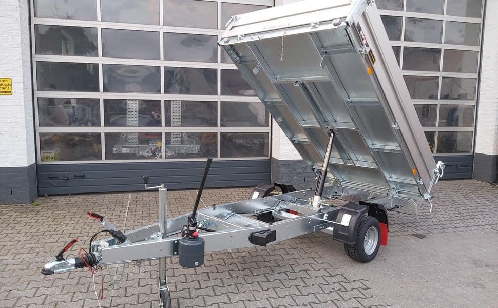 Pongratz RK 2600/15 G-AL – benne arrière hydraulique 260 × 151 × 36 cm – PTAC 1 500 kg