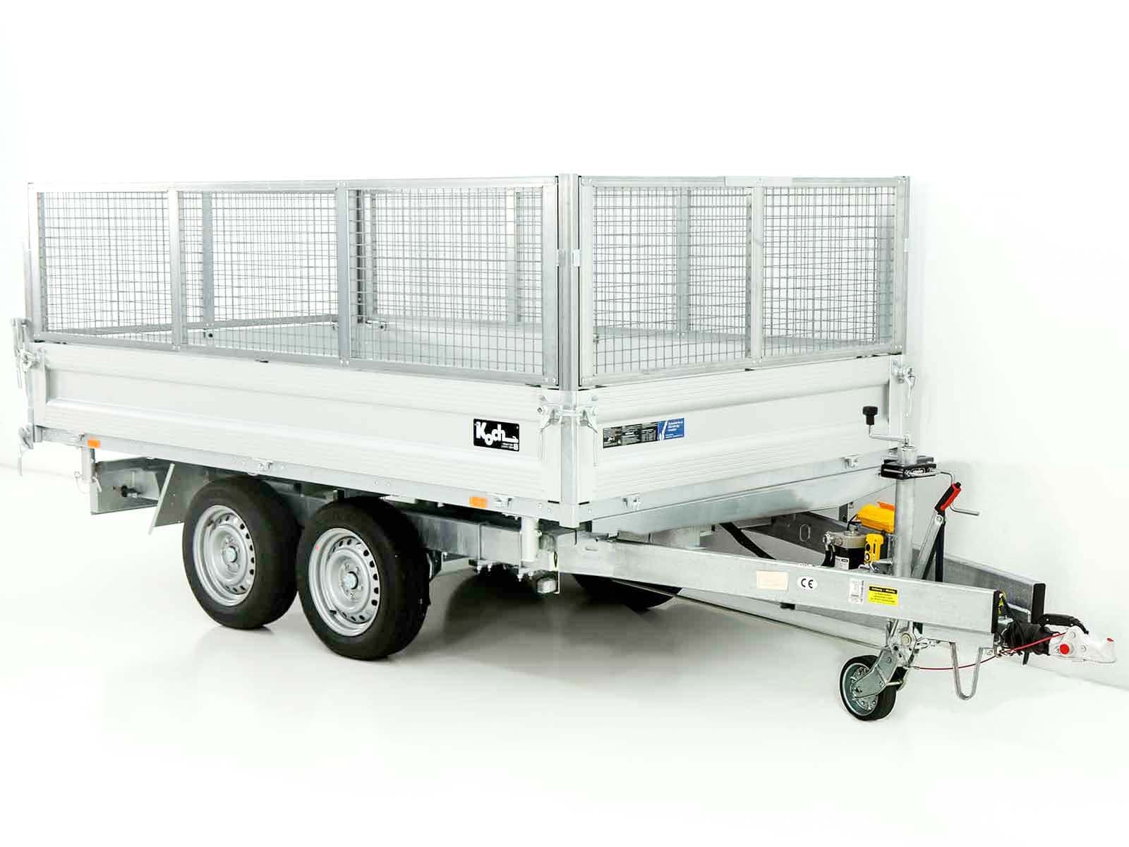 Unsinn Dreiseitenkipper UDK 175x306cm 2,6t | E-Pumpe | Notpumpe | Gitter 65cm-Neu