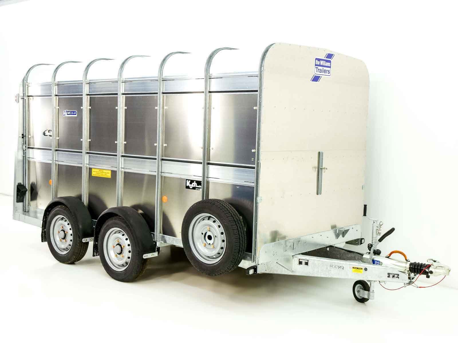 Ifor Williams Viehanhänger TA510 12×6 178×372 cm Höhe: 183 cm | Kombi-Tür-Neu